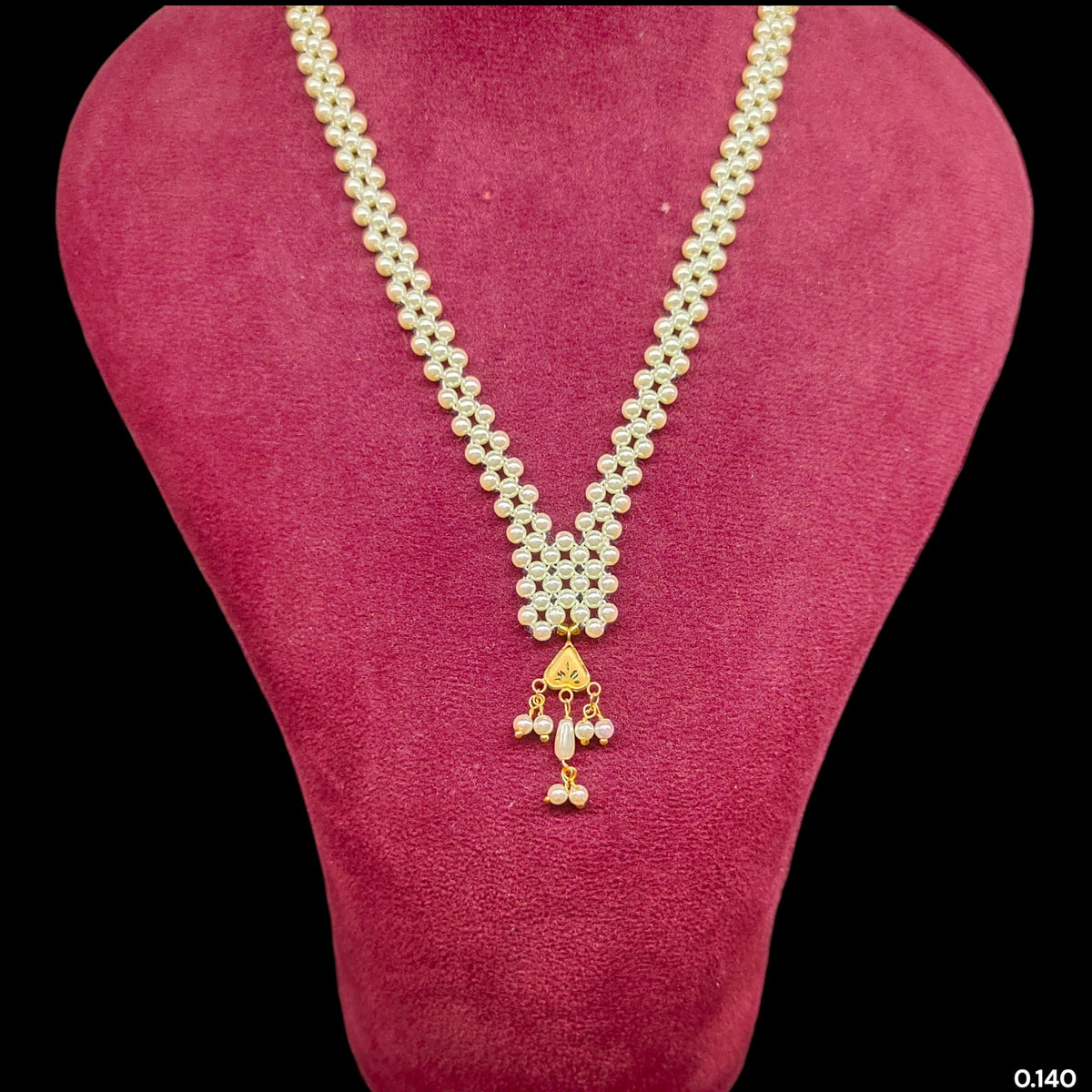 GMP9K- WGT: 0.140 GM APPROX CERTIFIED BIS HUID HALLMARK 375 9KT GOLD MOTI PENDANT 1 PIECE FOR WOMEN.(Z3UNQA)