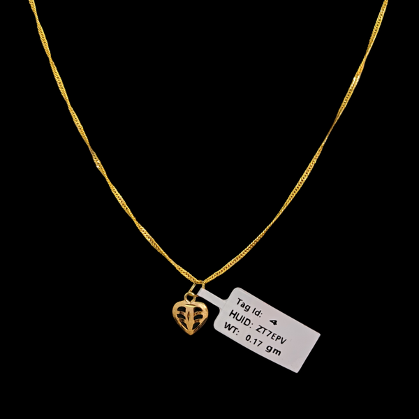 GOLD LOCKET BOYS- WGT: 0.170 GM APPROX BIS CERTIFIED HUID HALLMARK 9KT GOLD LOCKET FOR MEN 1 PIECE. (CHAIN NOT INCLUDED).
