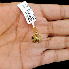GOLD LOCKET - (WGT: 0.720 GM APPROX) BIS CERTIFIED HUID HALLMARK 9KT GOLD LOCKET 1 PIECE. (CHAIN NOT INCLUDED). (XW7Q58)
