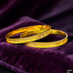 GOLD CHURI- SIZE-25 (WGT: 1.690 GM APPROX) BIS CERTIFIED HUID HALLMARK 22KT GOLD SOCKET CHURI (CHILA PATH DESIGN) 1 PAIR FOR REGULAR USE FOR WOMAN.