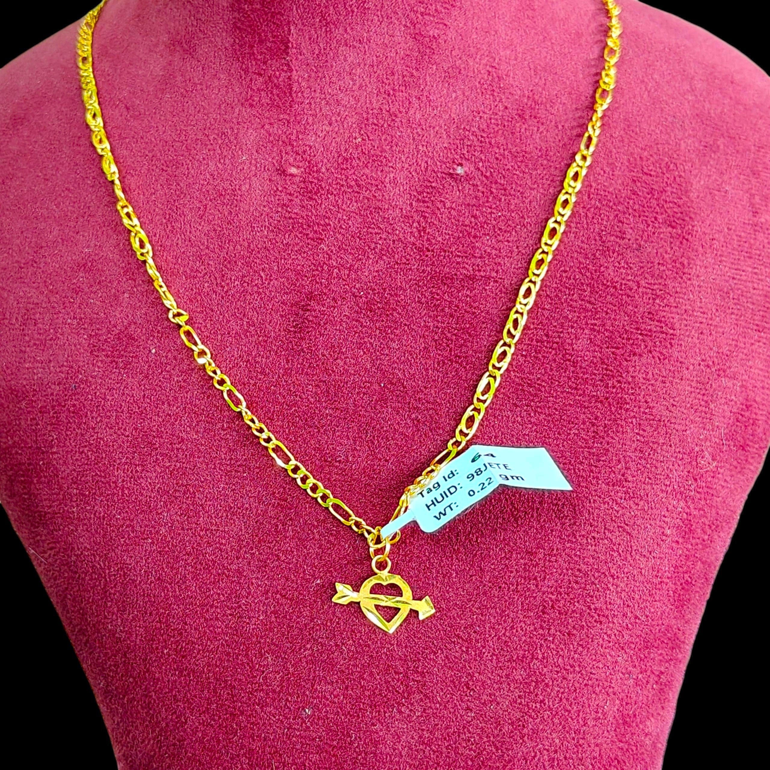 GOLD LOCKET - (WGT: 0.220 GM APPROX) BIS CERTIFIED HUID HALLMARK 9KT GOLD LOCKET 1 PIECE. (CHAIN NOT INCLUDED).
