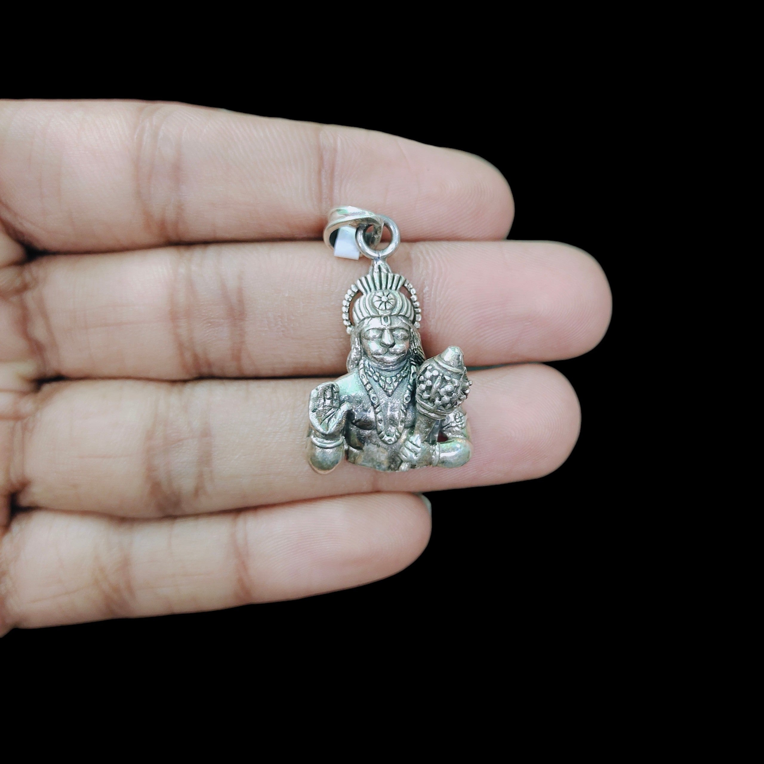 SILVER PENDANT- CERTIFIED BIS HALLMARK 925 SILVER RELIGIOUS PENDANT (UNISEX) FOR REGULAR USE- (SOLD ON MRP) - *CHAIN NOT INCLUDED*