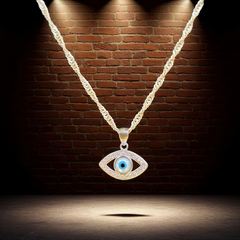 (GREAT FREEDOM SALE) EVIL EYE BANKOK IMPORTED 925 SILVER PENDANT (UNISEX) FOR REGULAR USE- GET ANY DESIGN AS PER AVAILABLITY (SOLD ON MRP) - *CHAIN NOT INCLUDED*(NP)