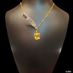 GOLD LOCKET - (WGT: 0.580 GM APPROX) BIS CERTIFIED HUID HALLMARK 9KT GOLD LOCKET 1 PIECE. (CHAIN NOT INCLUDED). (7PCDC9)
