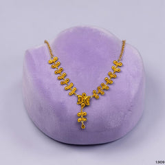 GOLD NECKLACE- (N4BQ8R)-(WGT: 1.909 GM APPROX) BIS CERTIFIED HUID HALLMARK 375 9KT GOLD NECKLACE 1 PIECE FOR WOMEN WITH FREE ADJUSTABLE TASSEL.