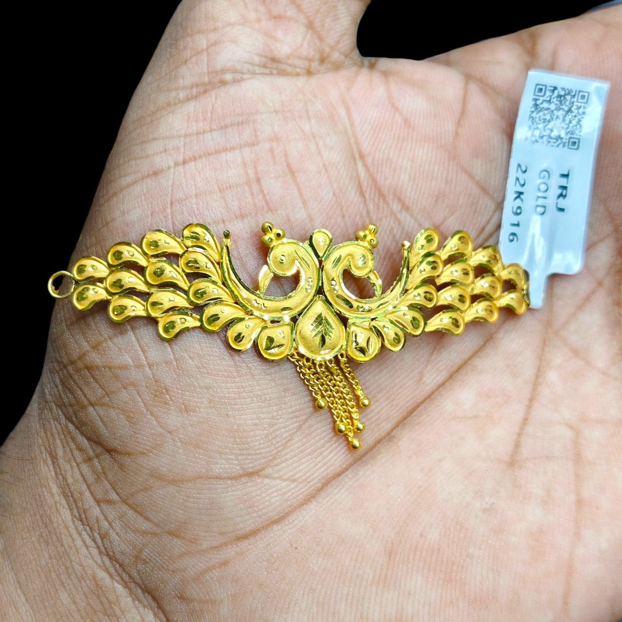 GCN22K- (WGT: 2.870 GM APPROX) BIS CERTIFIED HUID HALLMARK 916 22KT GOLD CHOKER 1 PIECE FOR WOMEN.(M5I8M2)