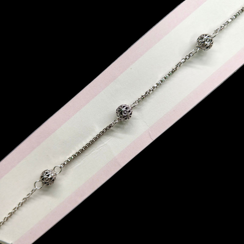 SILVER WRISTLET - BANKOK IMPORTED HALLMARK 925 SILVER WRISTLET FOR WOMEN 1 PIECE- (ADJUSTABLE FREE SIZE) SOLD ON MRP.