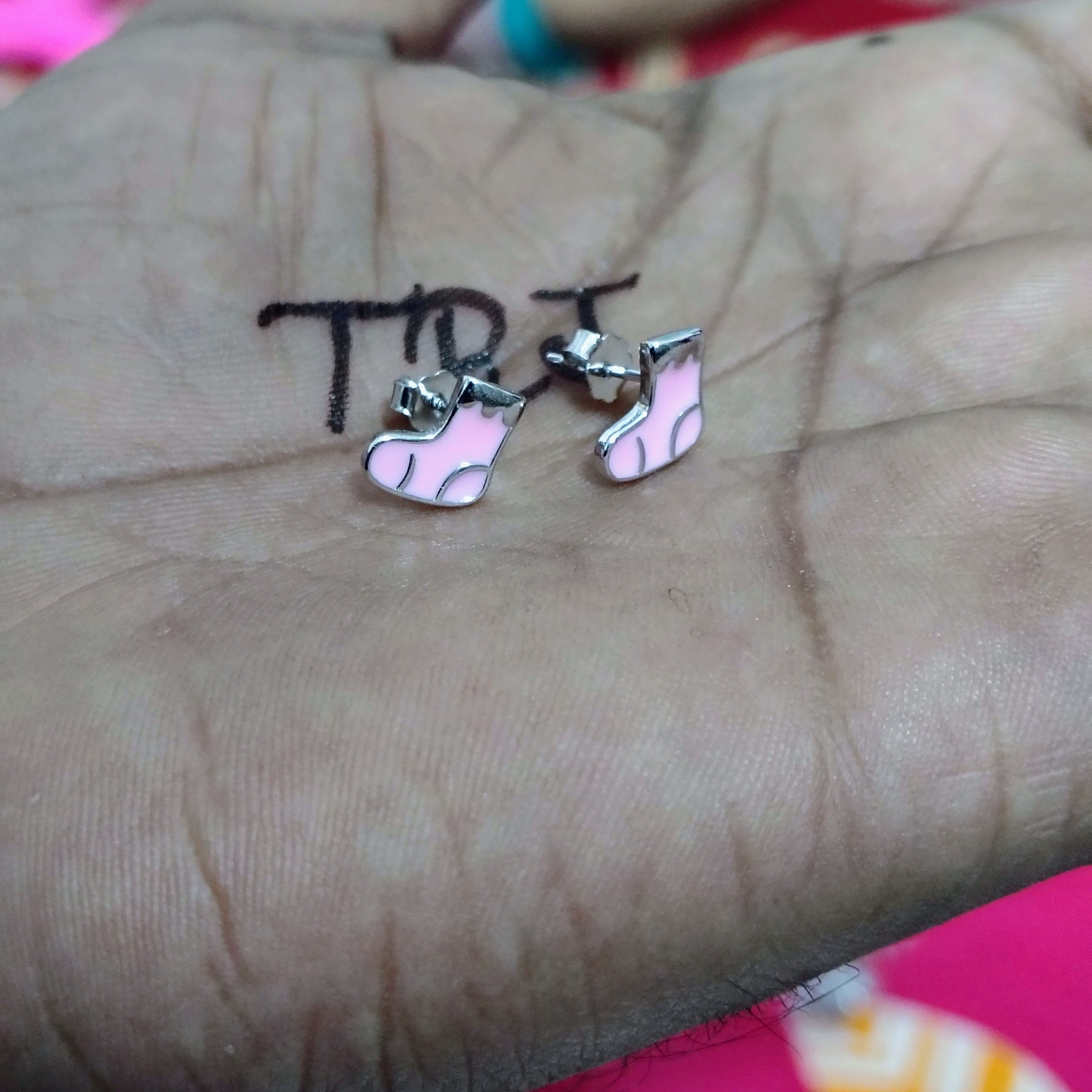 SILVER STUD - STERLING 925 HALLMARK SILVER STUD EARRINGS FOR WOMEN (1 PAIR) FOR REGULAR WEAR (SOLD ON MRP).