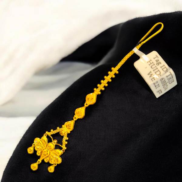 GOLD TICKLY- BIS CERTIFIED WGT: 2.210 GM APPROX HUID HALLMARK 916 22KT GOLD TICKLY (MANGTIKA) 1 PIECE FOR MARRIAGE.
