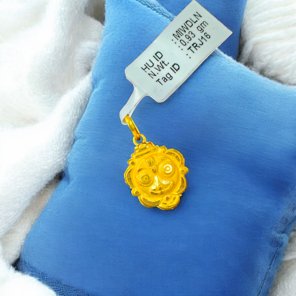 (GL22) LOCKET WGT: 0.930 GM APPROX BIS CERTIFIED HUID HALLMARK 916 22KT GOLD LOCKET 1 PIECE FOR UNISEX. (CHAIN NOT INCLUDED).