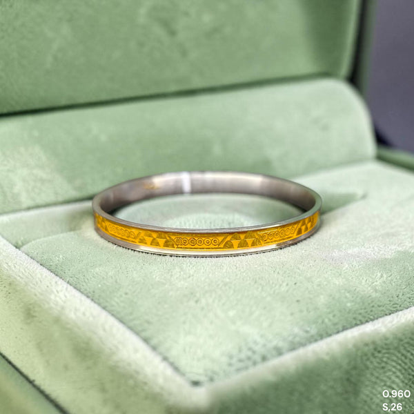 GOLD NOA- (QTQW89) (SIZE: 26) (WGT: 0.960) GM APPROX) BIS CERTIFIED HUID HALLMARK 22KT GOLD NOA BADHANO 1 PIECE FOR WOMEN.